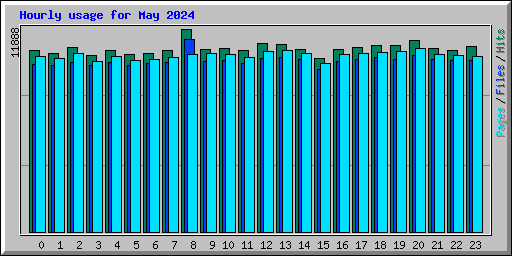 Hourly usage for May 2024